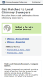 Mobile Screenshot of chimneysweeperstoday.com
